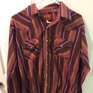 Ely plains vintage pearl snap